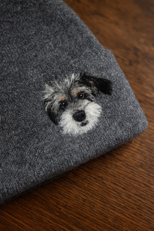 Pet Portrait Beanie & Scarf Knits